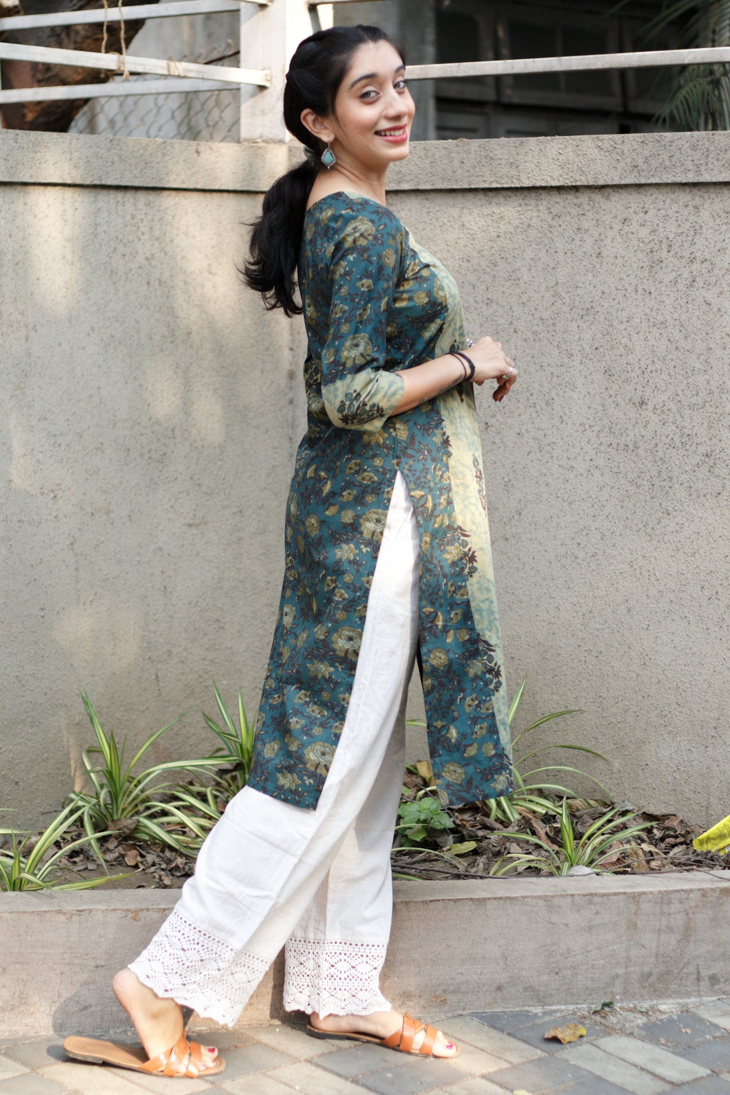 Emerald butta kurta