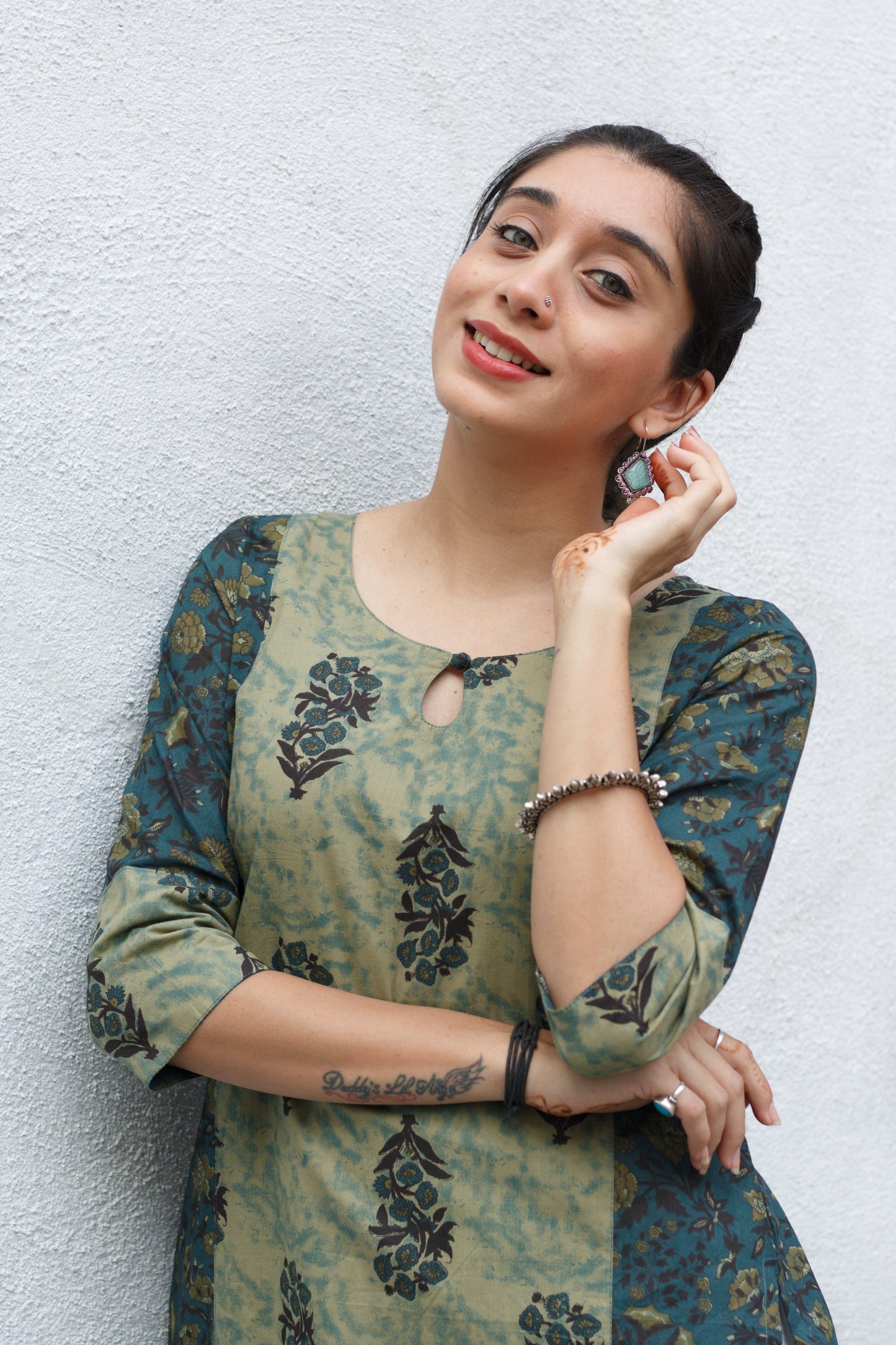 Emerald butta kurta