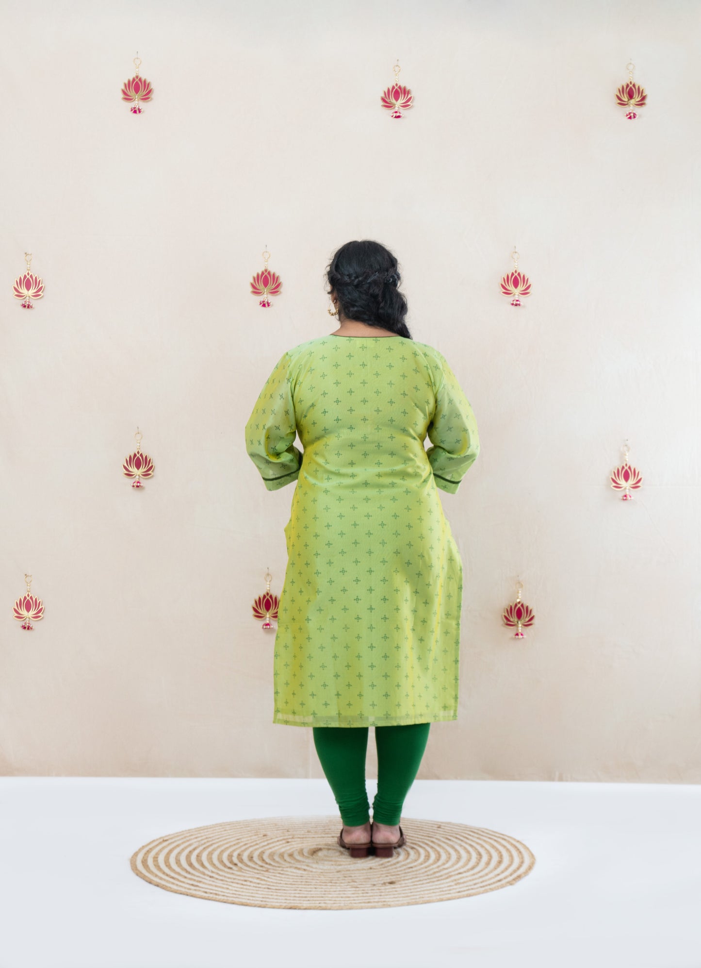 Ethnic chanderi kurta