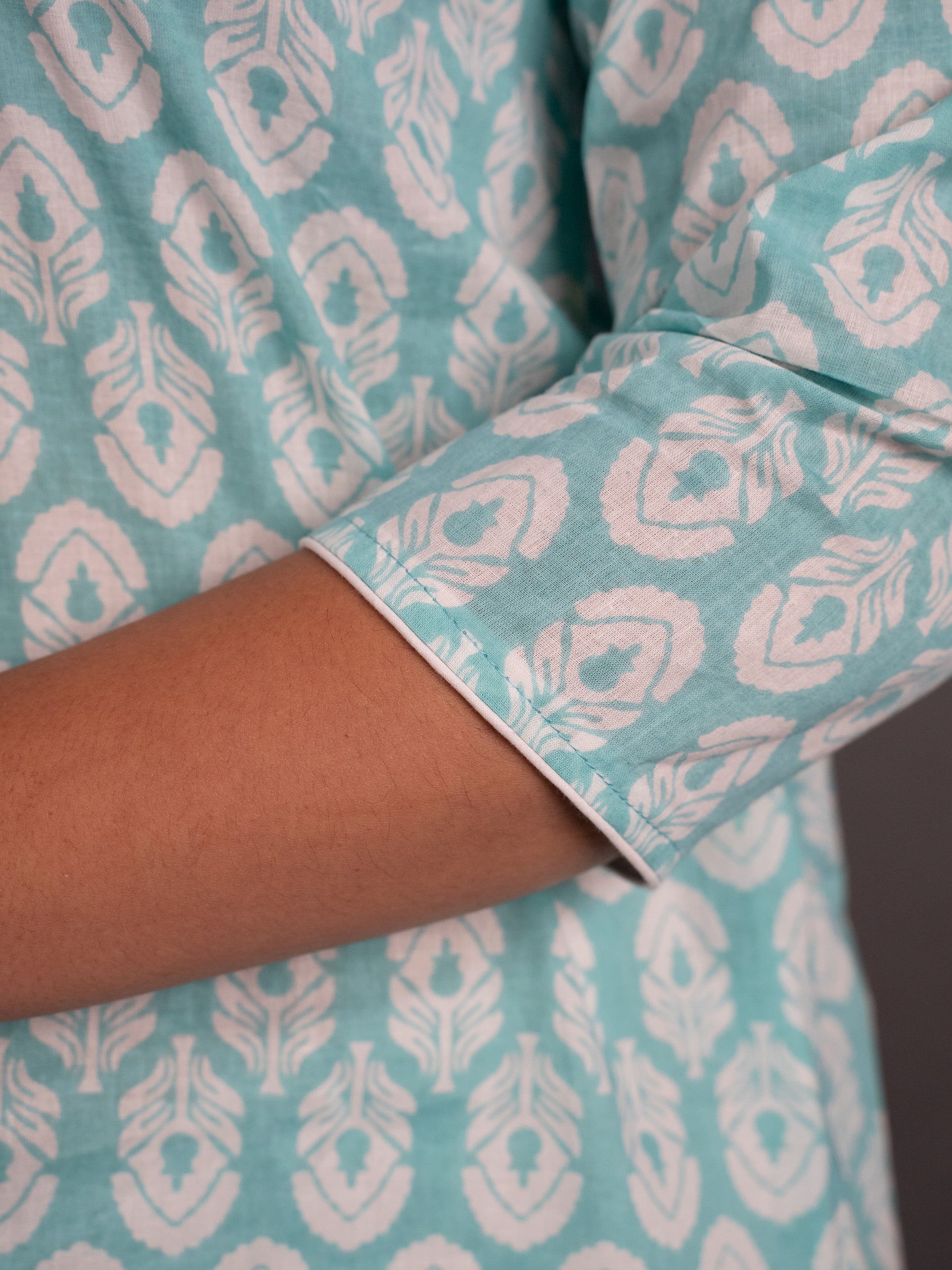 Sea green kurta 