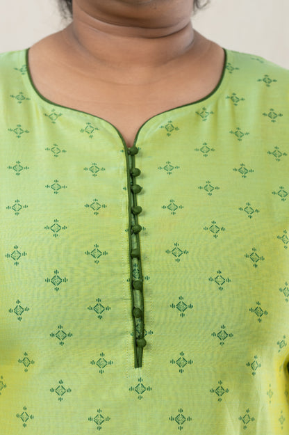 Ethnic chanderi kurta