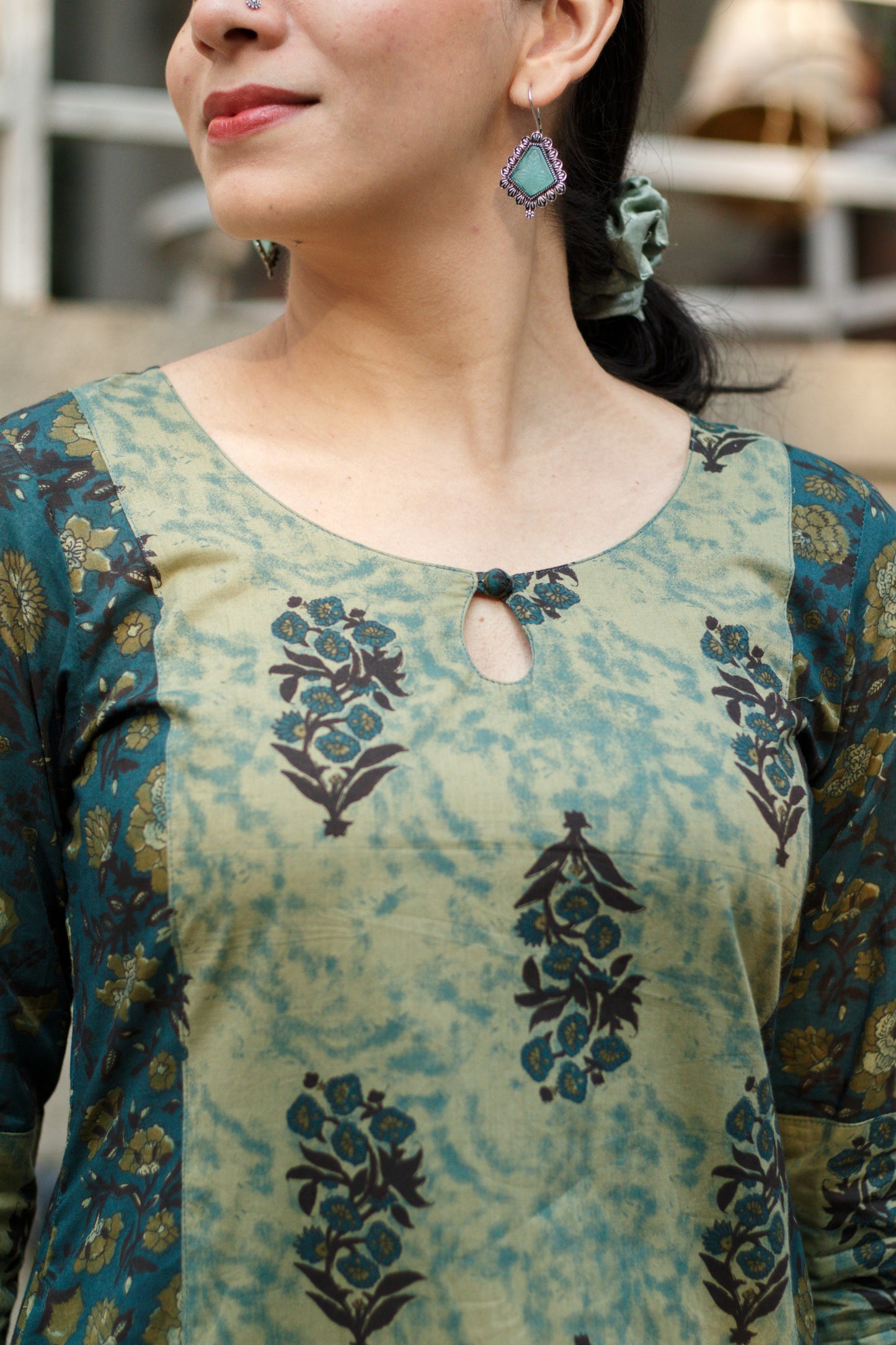 Emerald butta kurta