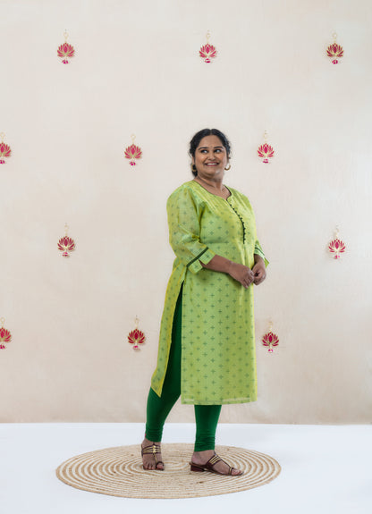 Ethnic chanderi kurta