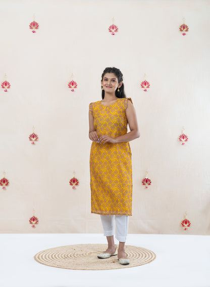 Sunny chanderi kurta