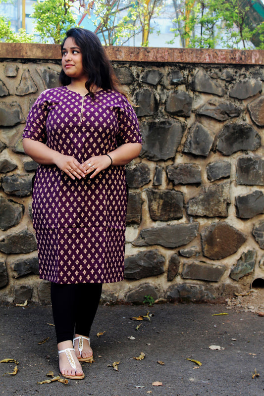 Stylish cotton Kurta pattern 