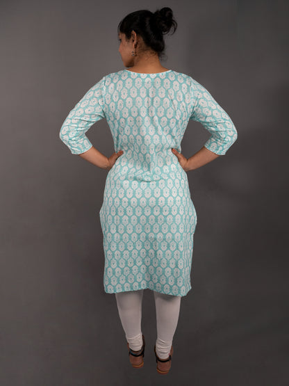Light colour casual wear kurta