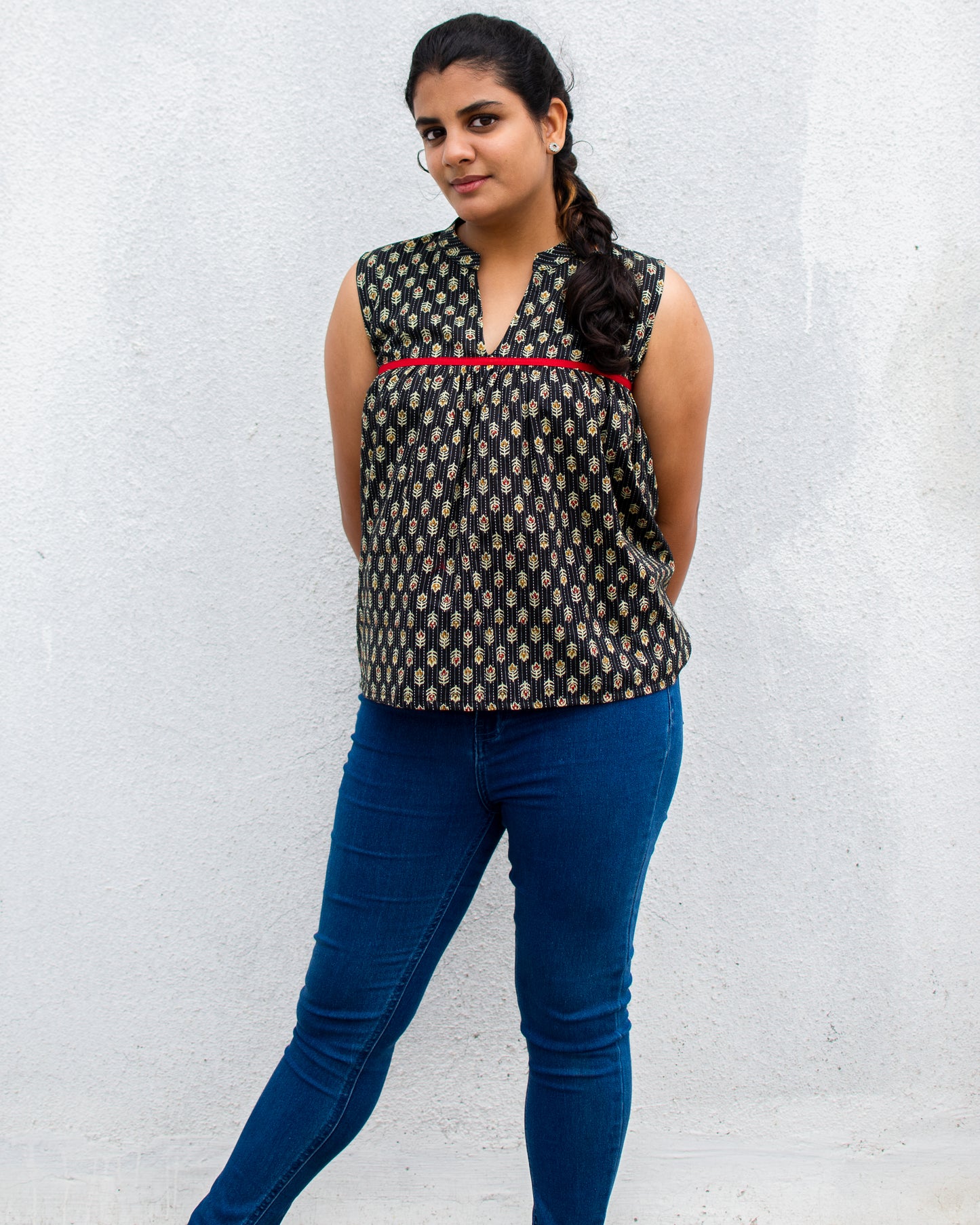 cotton short top on sale