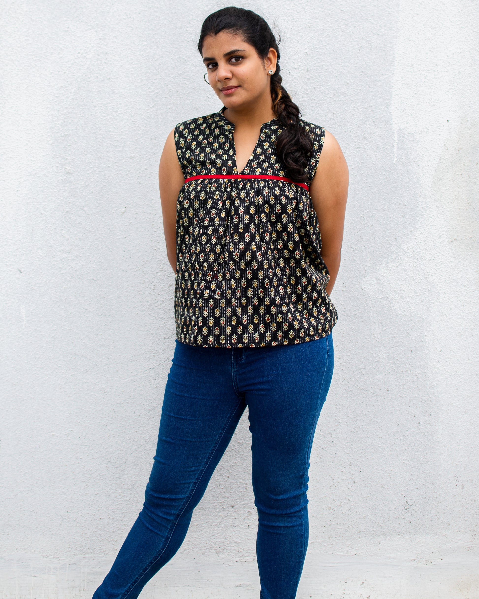 cotton short top on sale